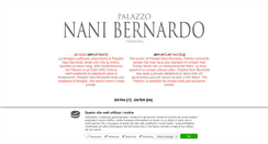 Desktop Screenshot of palazzonanibernardo.it